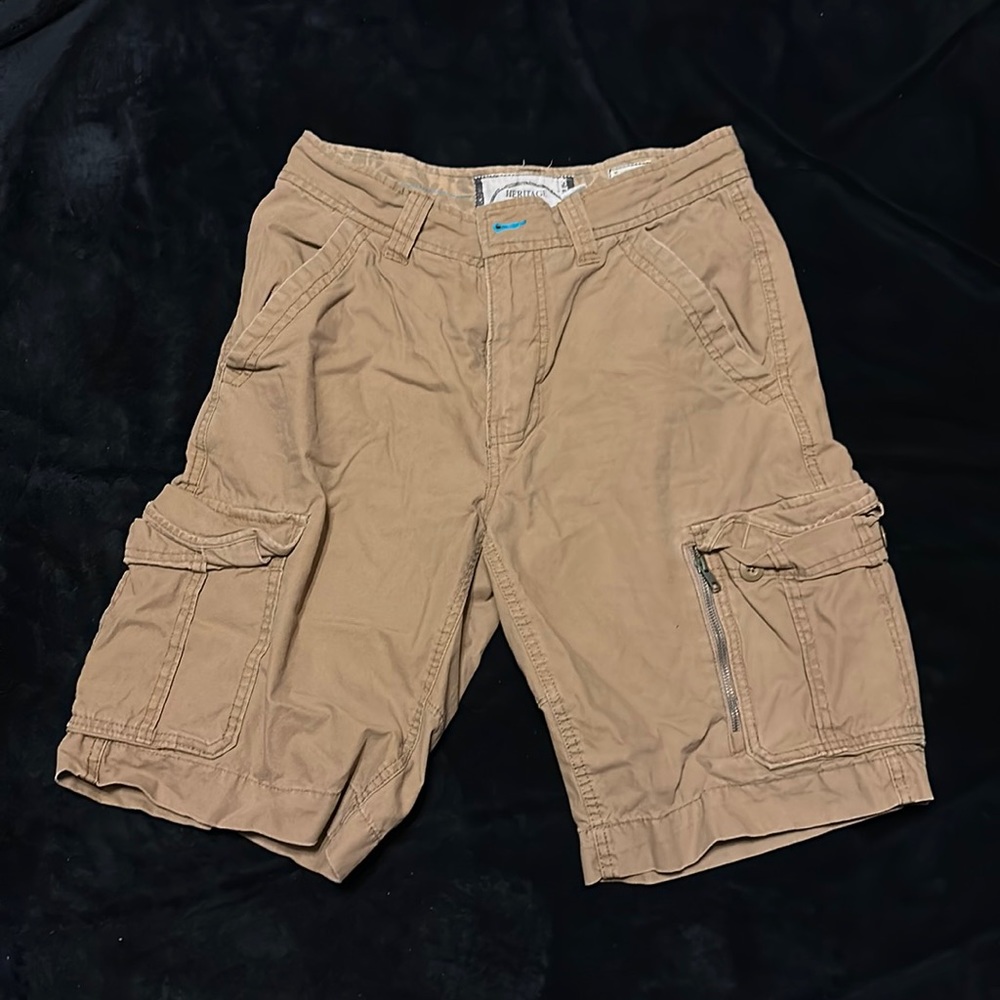 No Boundaries Kaki cargo shorts 32